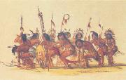 George Catlin War Dance oil painting picture wholesale